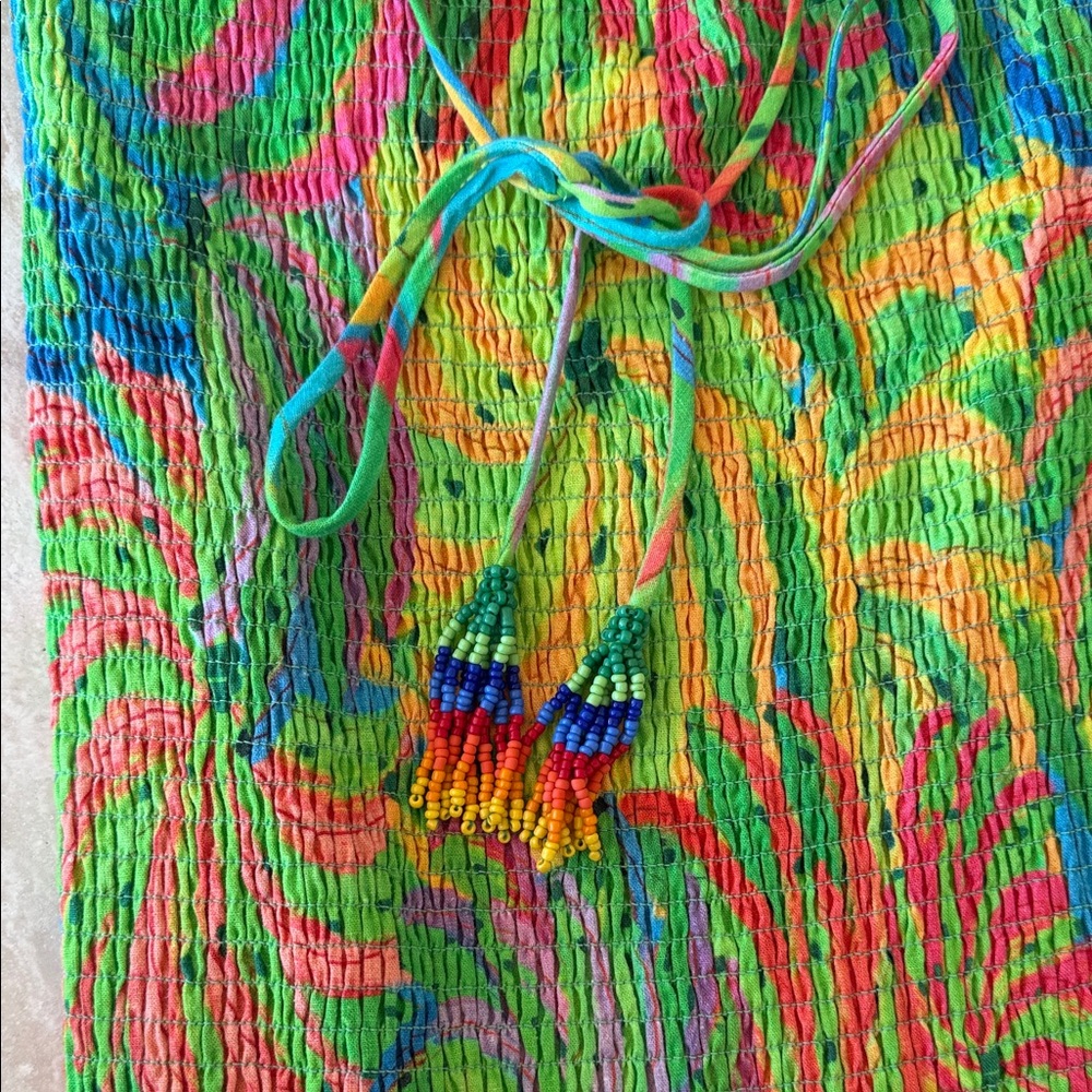 FARM Rio Multicolor Off-Shoulder Dress - Picture 3 of 4